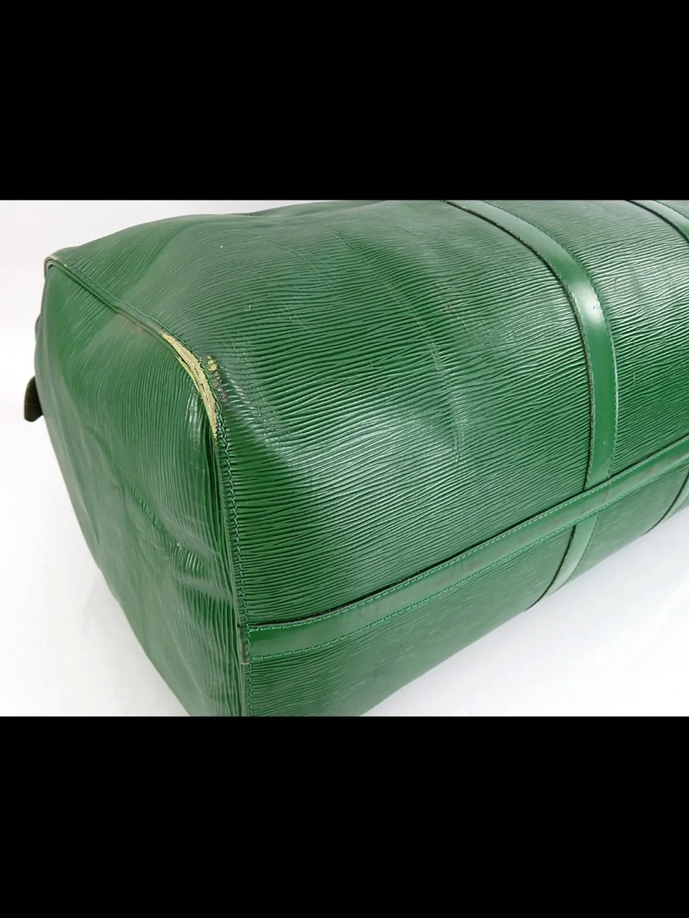 Louis Vuitton Green Epi Leather Duffel Bag